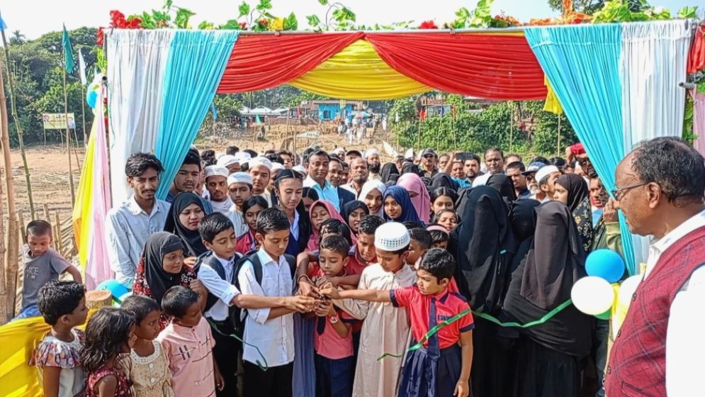 জনদুর্ভোগ লাঘবে কাঠের সেতু করে দিলেন ব্যারিস্টার কায়সার কামাল