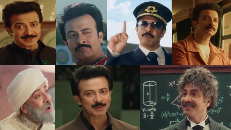 ভিন্ন চেহারায় চমকে দিলেন শাকিব