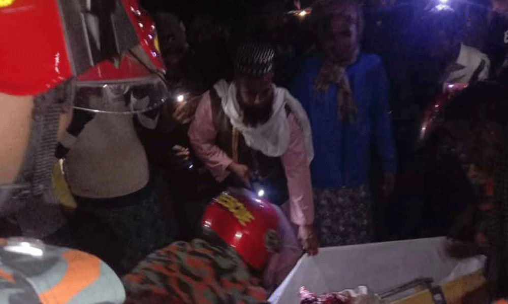 রংপুরের সমাবেশ শেষে ফেরার পথে পিকআপ উল্টে নিহত ১, আহত ৮