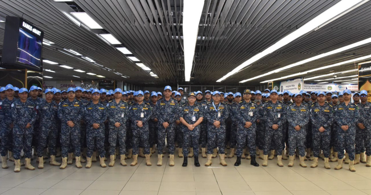 দক্ষিণ সুদানে জাতিসংঘ শান্তিরক্ষা মিশনে যোগ দিতে নৌবাহিনীর ৯৯ সদস্যের ঢাকা ত্যাগ