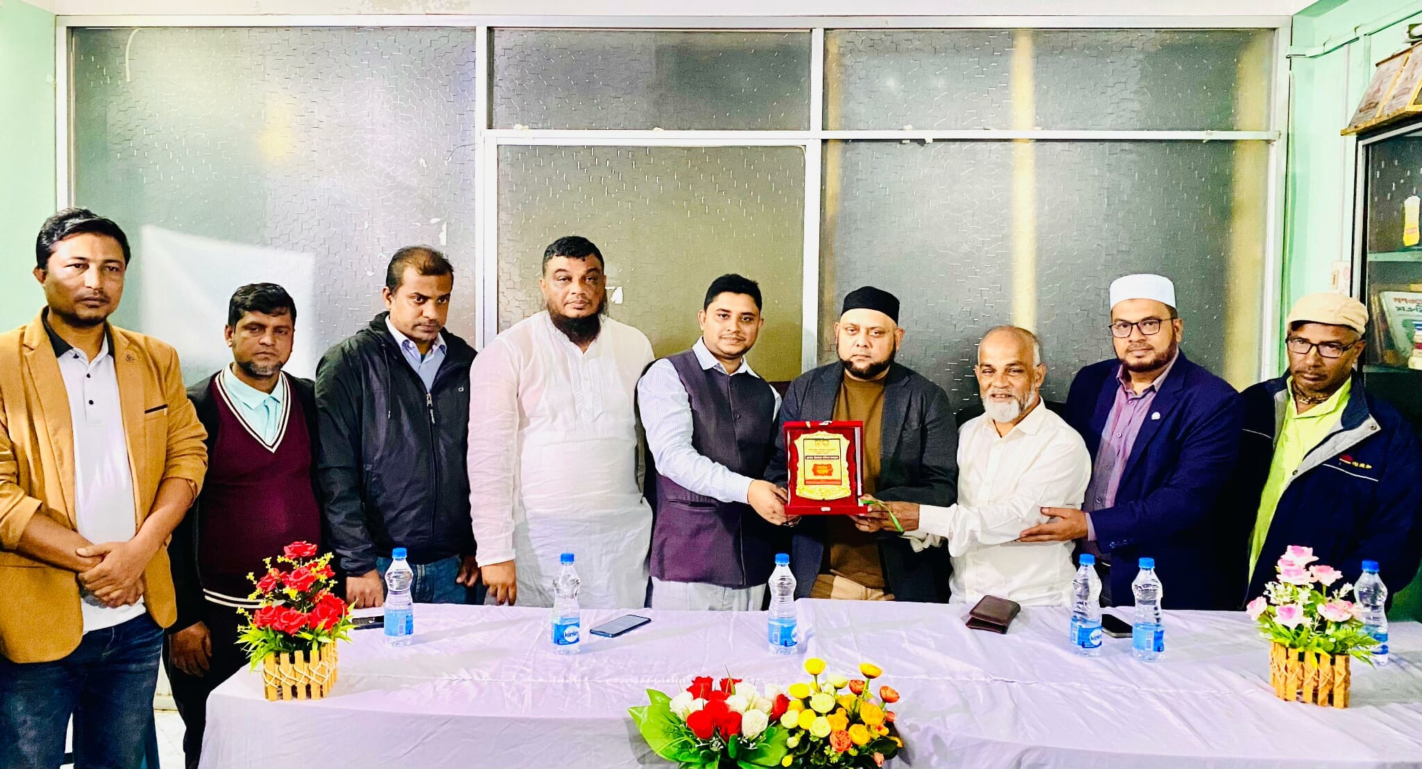 গোলাপগঞ্জে মিসবাহ উদ্দিন সংবর্ধিত