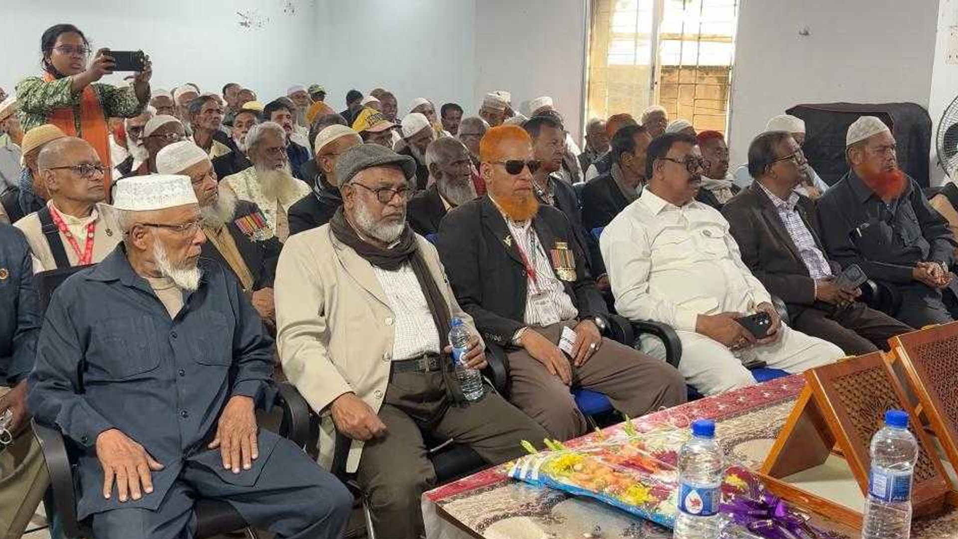 মুক্তিযুদ্ধের পক্ষের প্রার্থীদের ভোট দিয়ে নির্বাচিত করার আহ্বান কিশোরগঞ্জের বীর মুক্তিযোদ্ধাদের