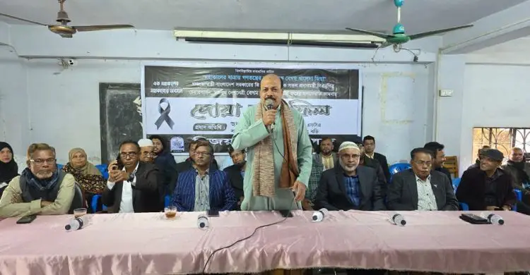 খালেদা জিয়ার আদর্শ অনুসরণে দায়িত্বশীল হতে পারবে শিক্ষার্থীরা: আসলাম চৌধুরী