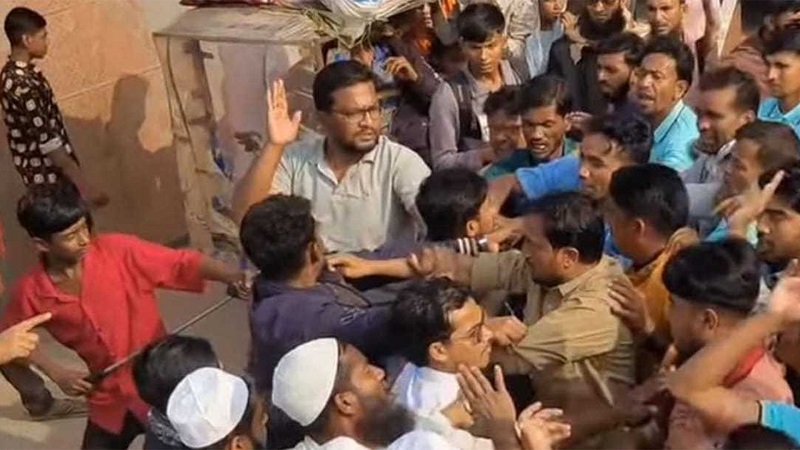 হাতিয়ায় বিএনপি-এনসিপি সংঘর্ষে আহত ২৮, থানা ঘেরাও করলেন হান্নান মাসউদ