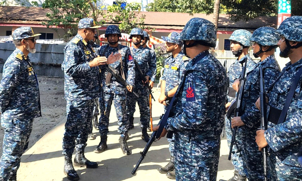 অবাধ, সুষ্ঠু ও শান্তিপূর্ণ নির্বাচন করতে প্রস্তুত নৌবাহিনী