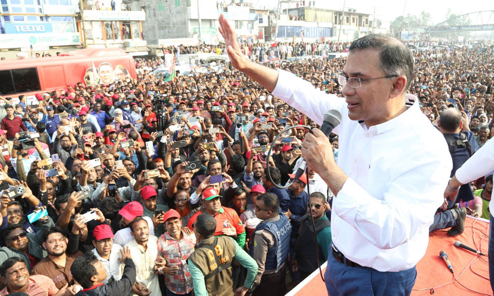 বগুড়া-৬ আসনে জয়ের পথে তারেক রহমান