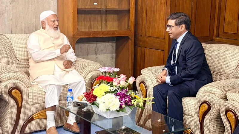 জামায়াত আমিরের সঙ্গে ভারতের পররাষ্ট্র সচিবের সাক্ষাৎ