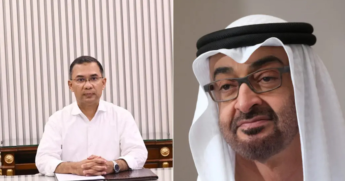 আমিরাতের প্রেসিডেন্টের কাছে প্রধানমন্ত্রী তারেক রহমানের বার্তা