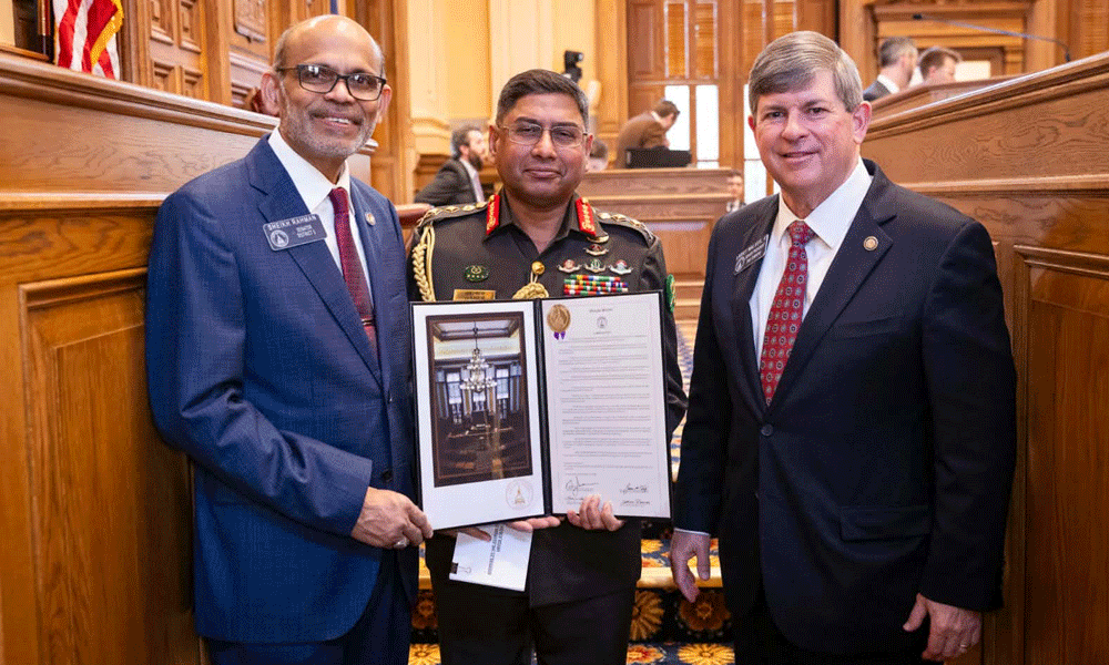 শান্তিরক্ষা মিশনে বাংলাদেশের অবদান : জর্জিয়া অঙ্গরাজ্য থেকে বিশেষ সম্মাননা