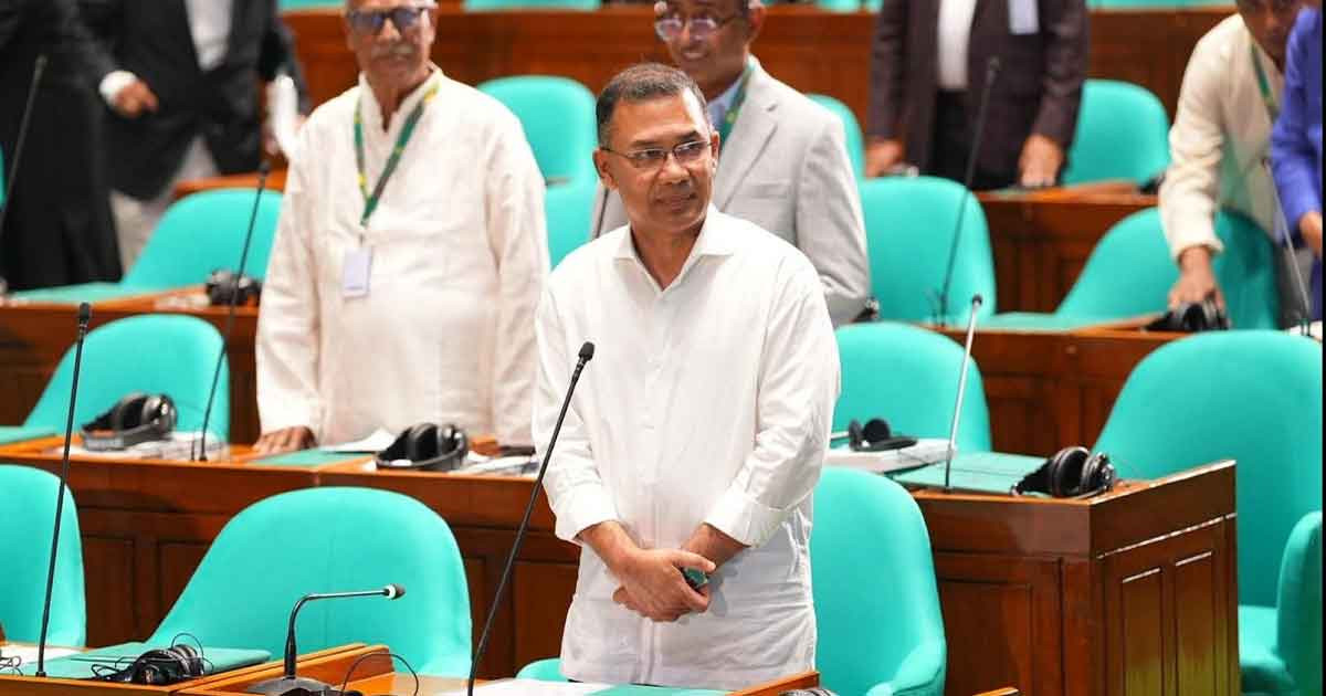 প্রথম প্রশ্নোত্তর পর্বে তারেক রহমান সংসদে খাল খনন, কার্ড সুবিধা ও সামাজিক সহায়তার পরিকল্পনা তুলে ধরলেন প্রধানমন্ত্রী